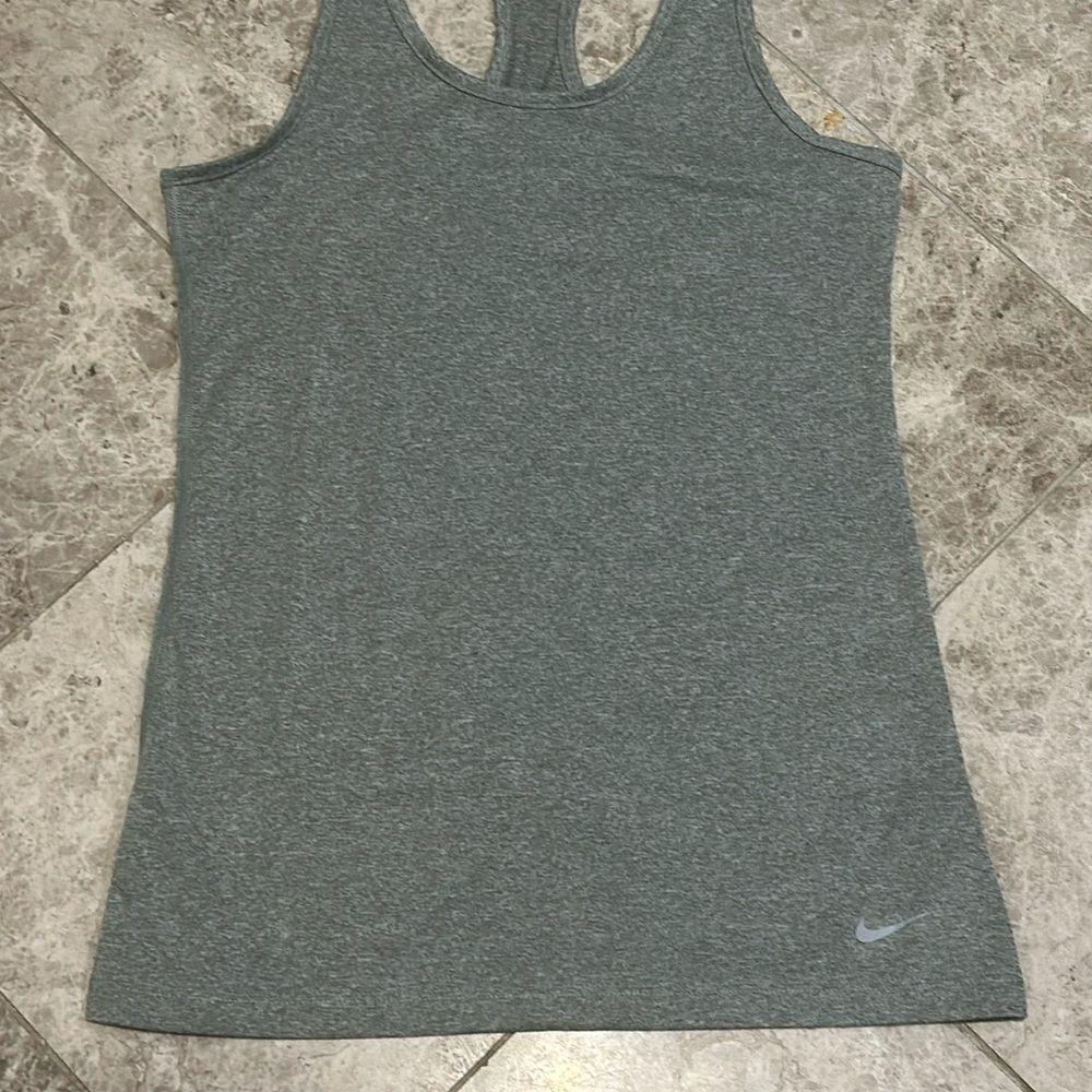 Nike Graphic Performance Dri Fit Tank Top Gray Large - Picture 4 of 9